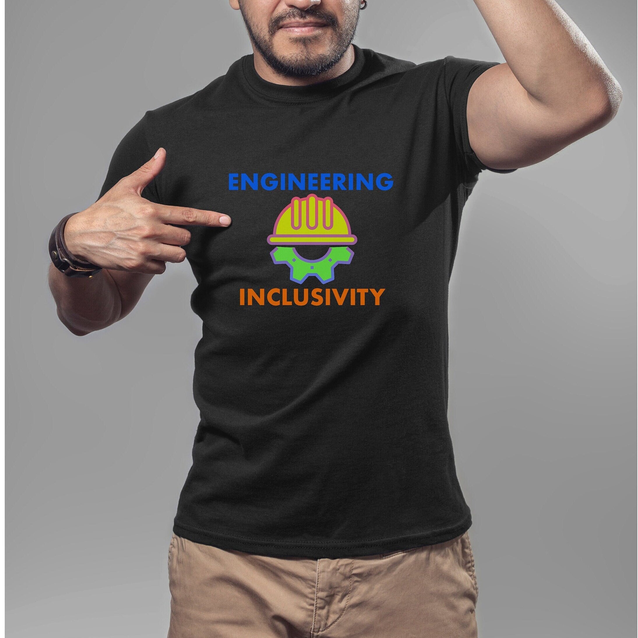 Inclusive Engineer T-shirt. Celebrate Inclusivity in Engineering