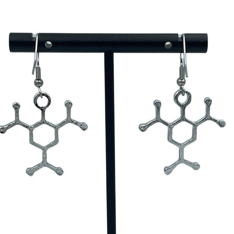 TNT Molecule Minimalist Geometric Earrings