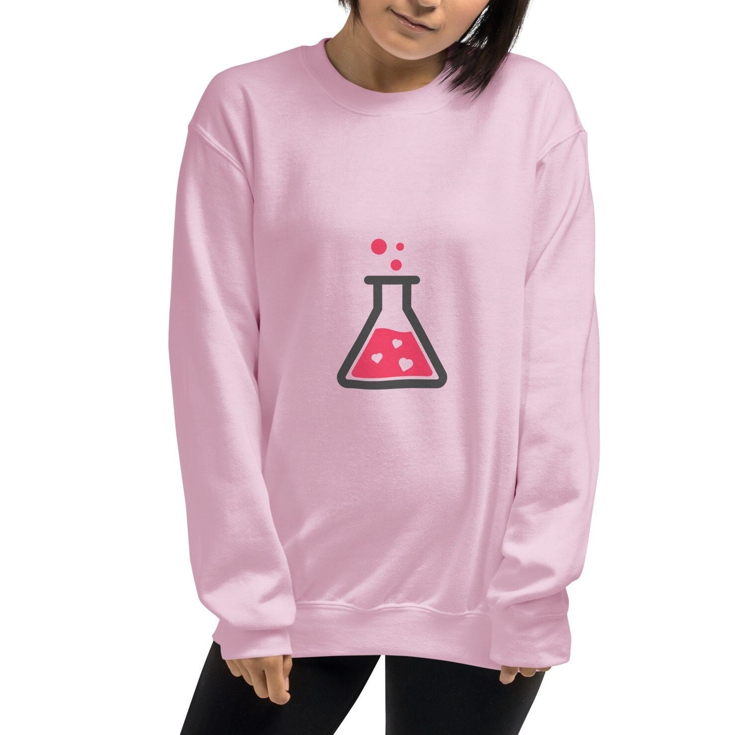 Love Potion Valentine Science Sweatshirt