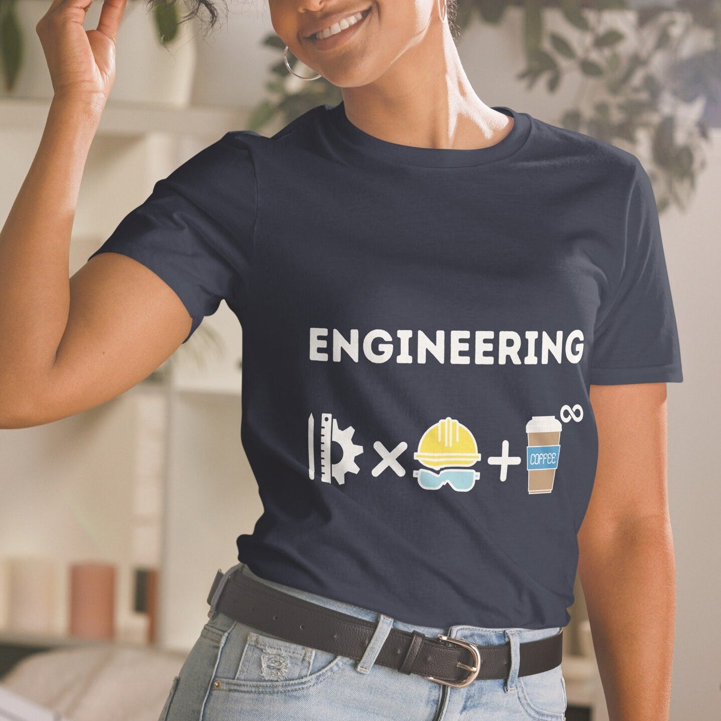 Innovation, hard work and coffee Funny Engineer T-shirt