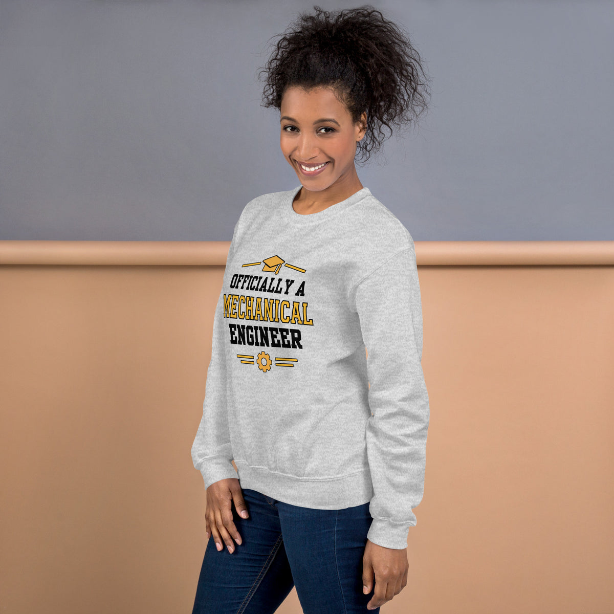 Mechanical Engineer Graduation Sweatshirt | Officially a Mechanical Engineer Gift