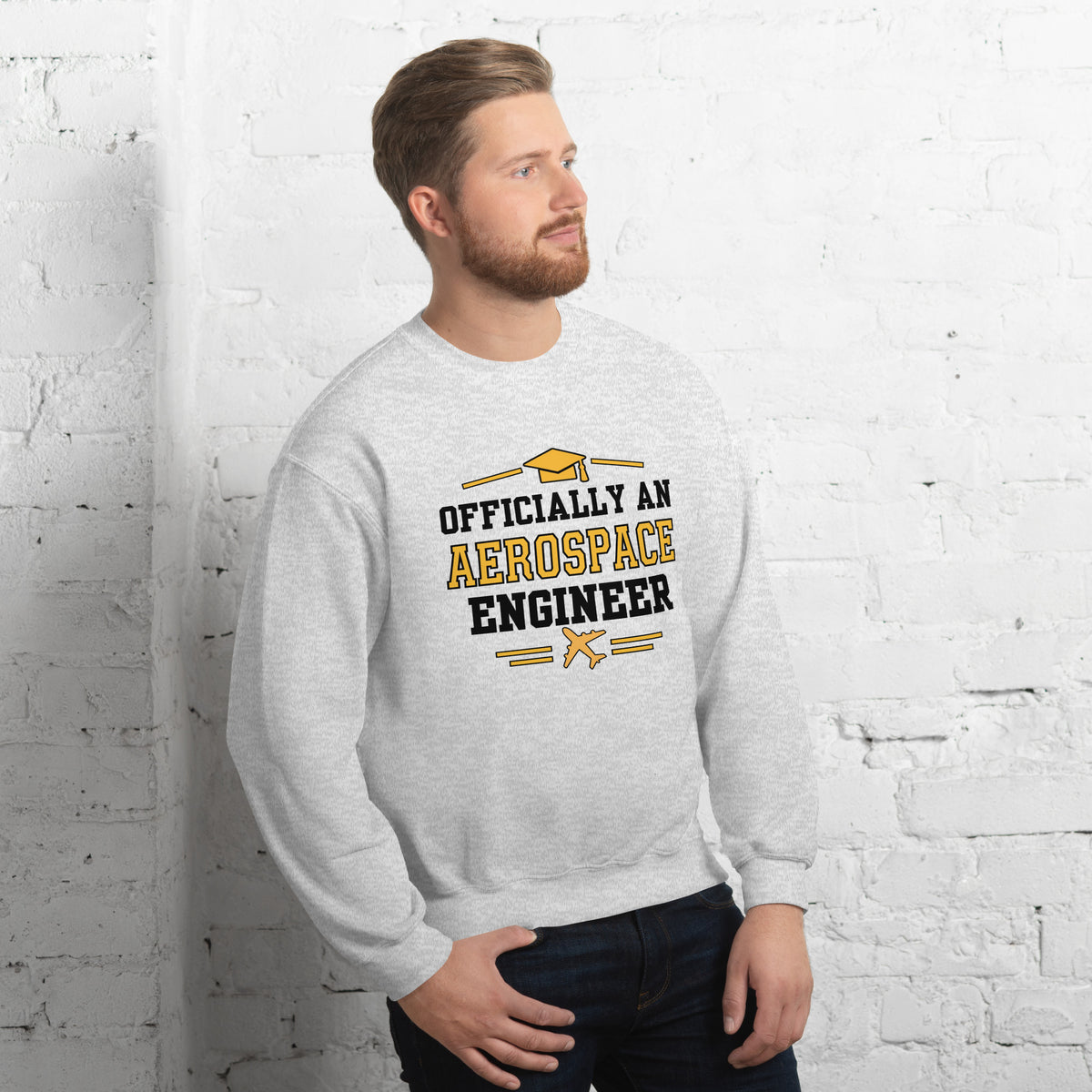 Aerospace Engineer Graduation Sweatshirt | Officially an Aerospace Engineer Gift