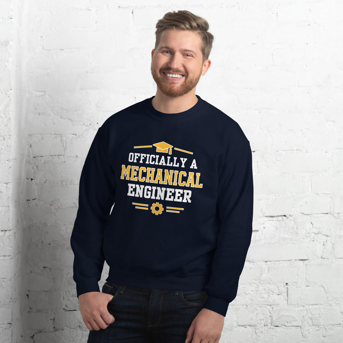 Mechanical Engineer Graduation Sweatshirt | Officially a Mechanical Engineer Gift