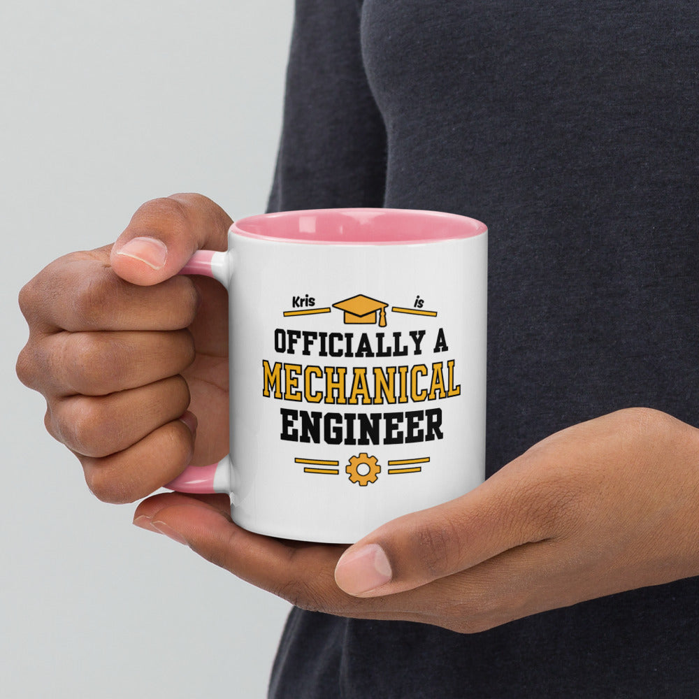 Personalised Mechanical Engineer Graduation Mug | Mechanical Engineering Graduate Gift