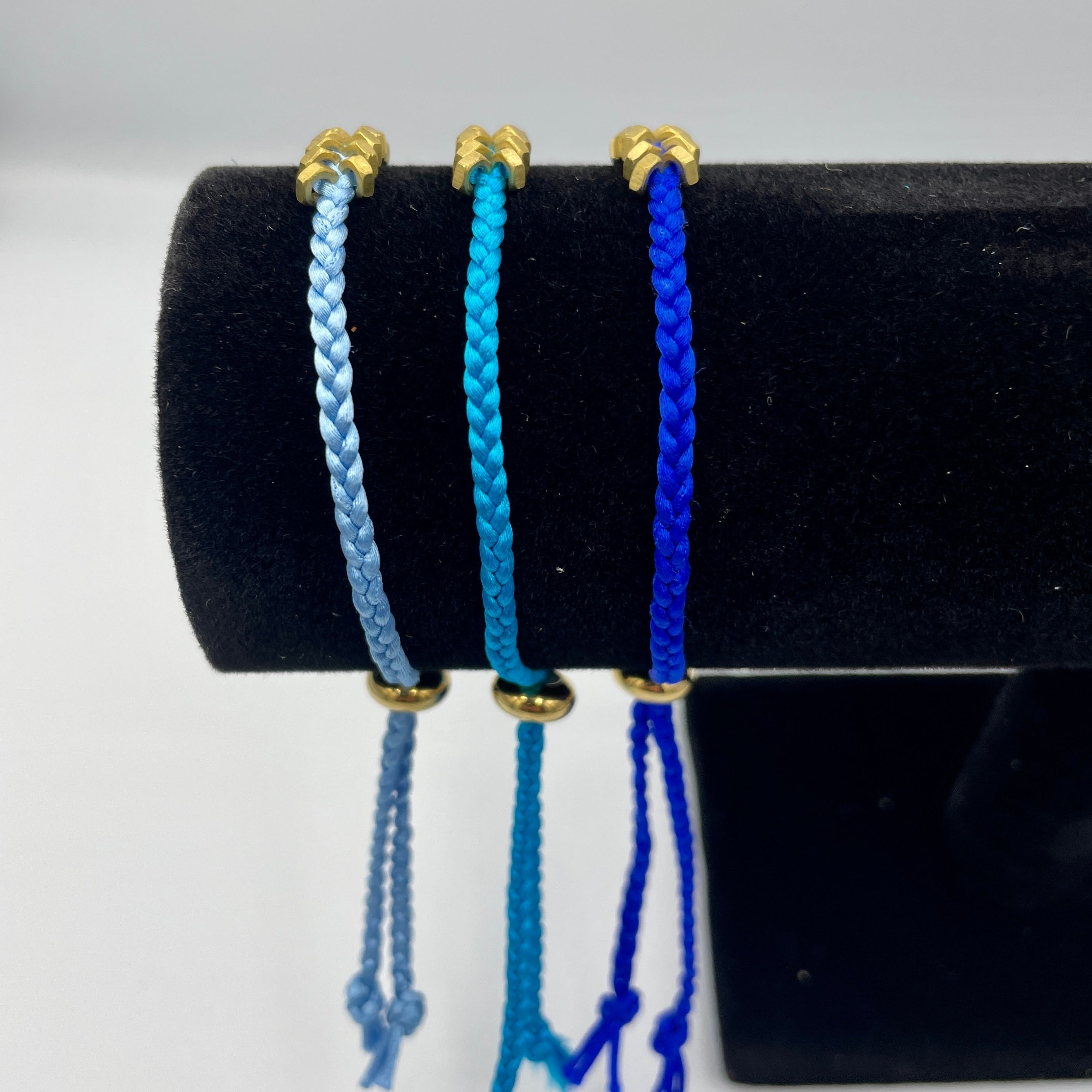 Brass Hex Nut Hardware Friendship Bracelet in a variety of Colours