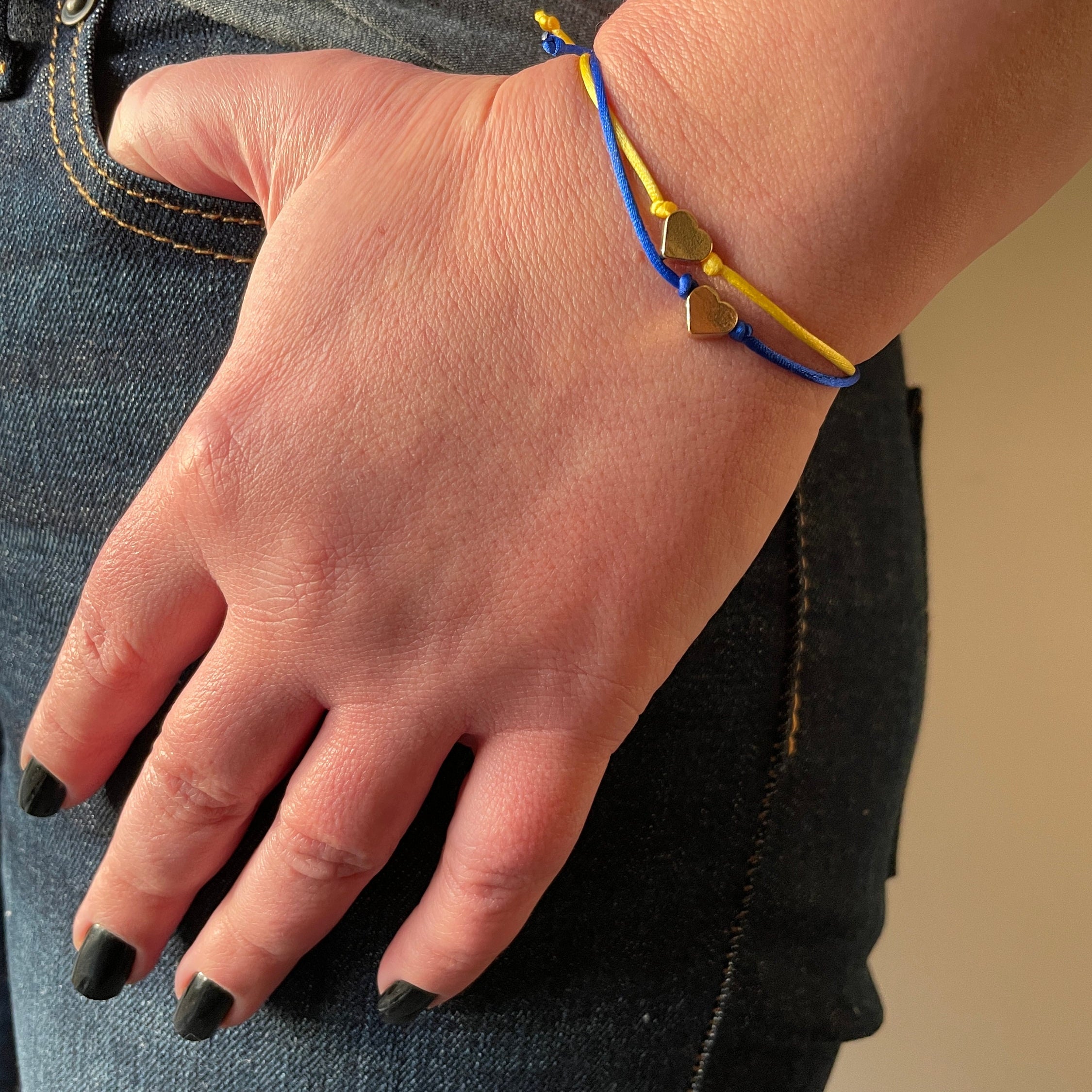 Minimalist & Dainty Tiny Heart Friendship Bracelet in a variety of colours