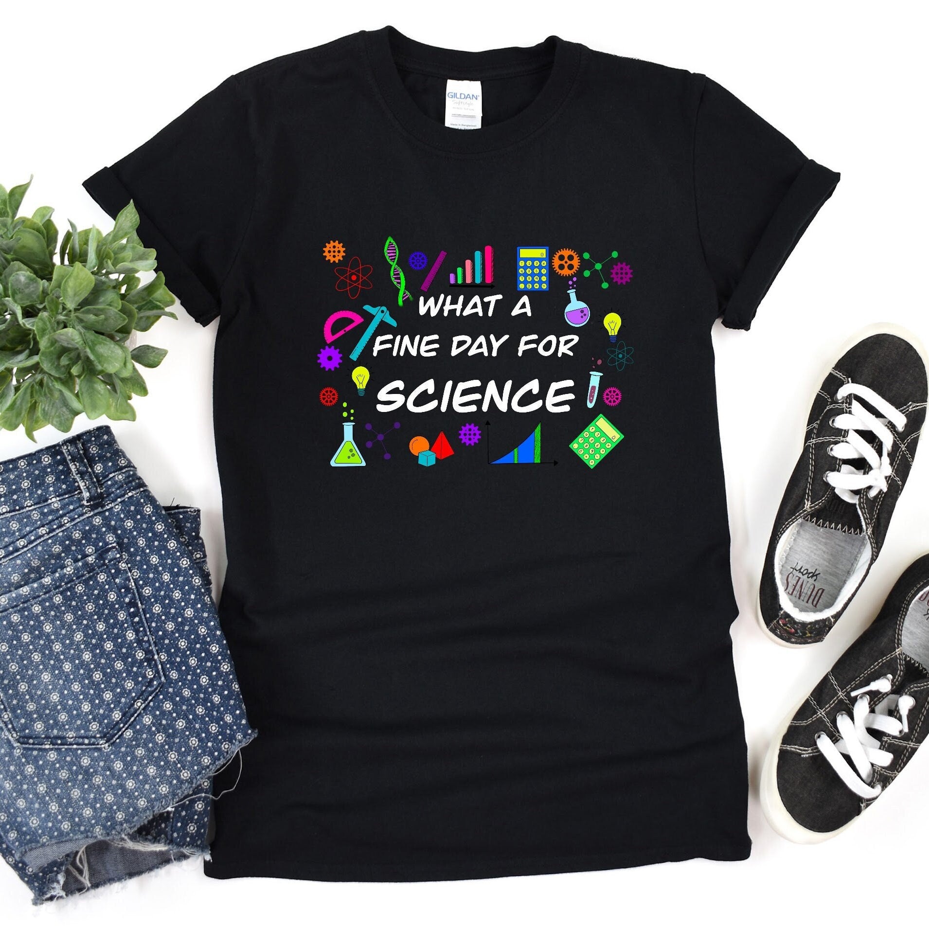 What a Fine Day for Science T-Shirt! Funny Geeky Tee
