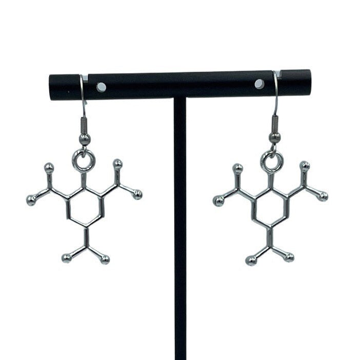 TNT Molecule Minimalist Geometric Earrings