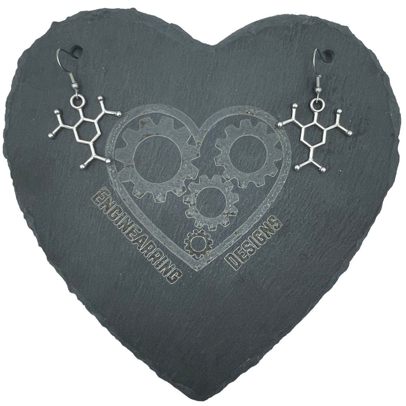 TNT Molecule Minimalist Geometric Earrings