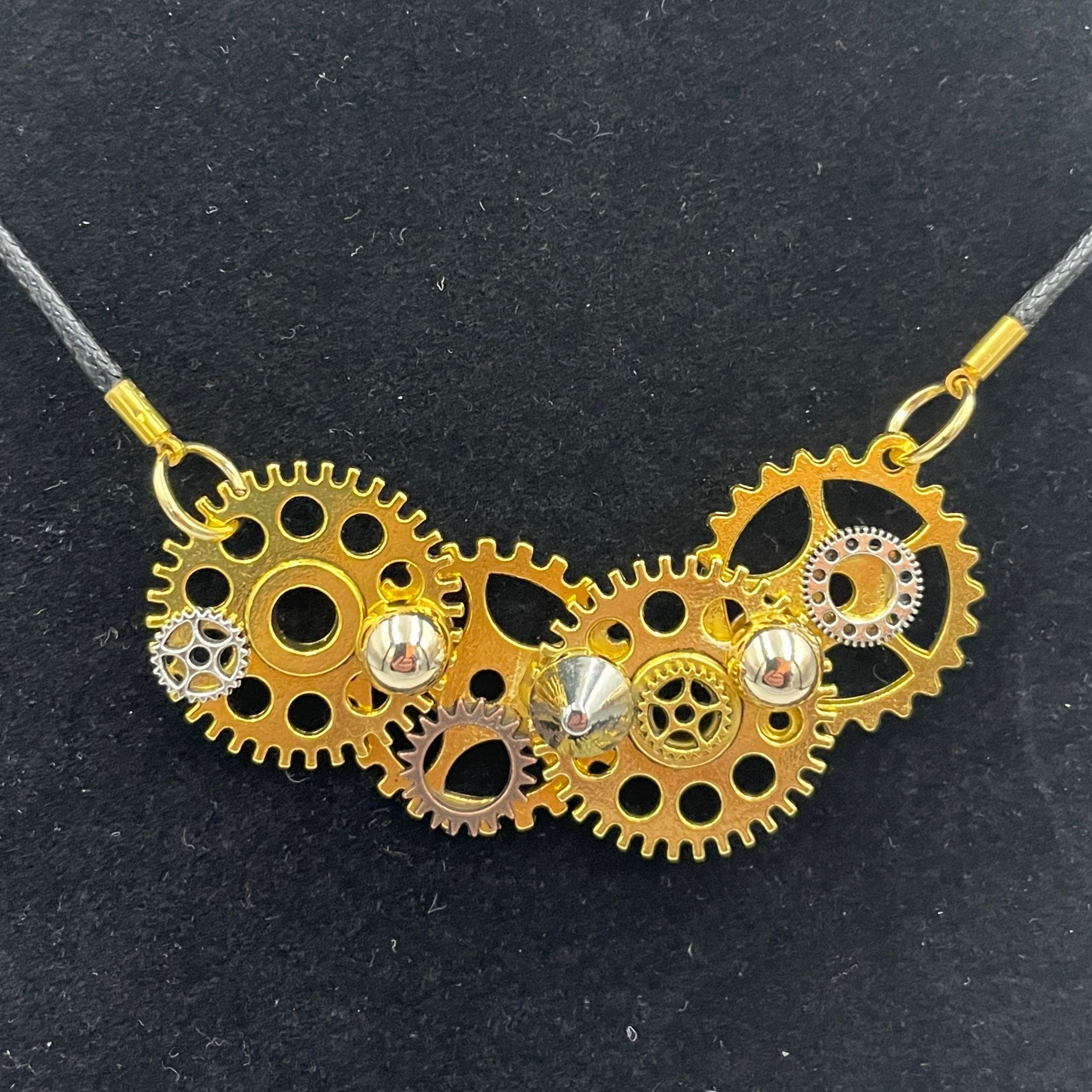 Gear and Rivet Unique Steampunk Handmade Necklace