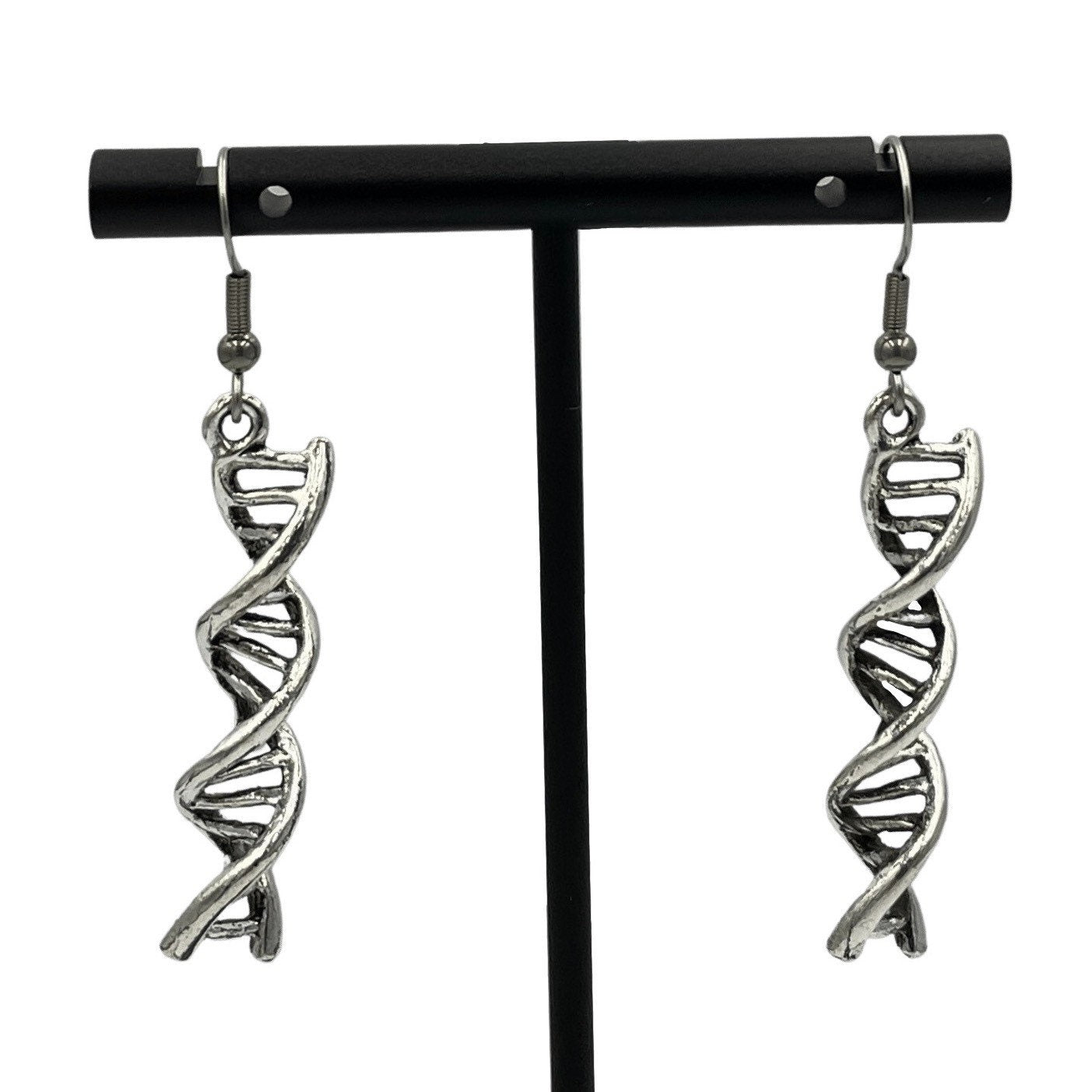 DNA drop Double Helix Earrings