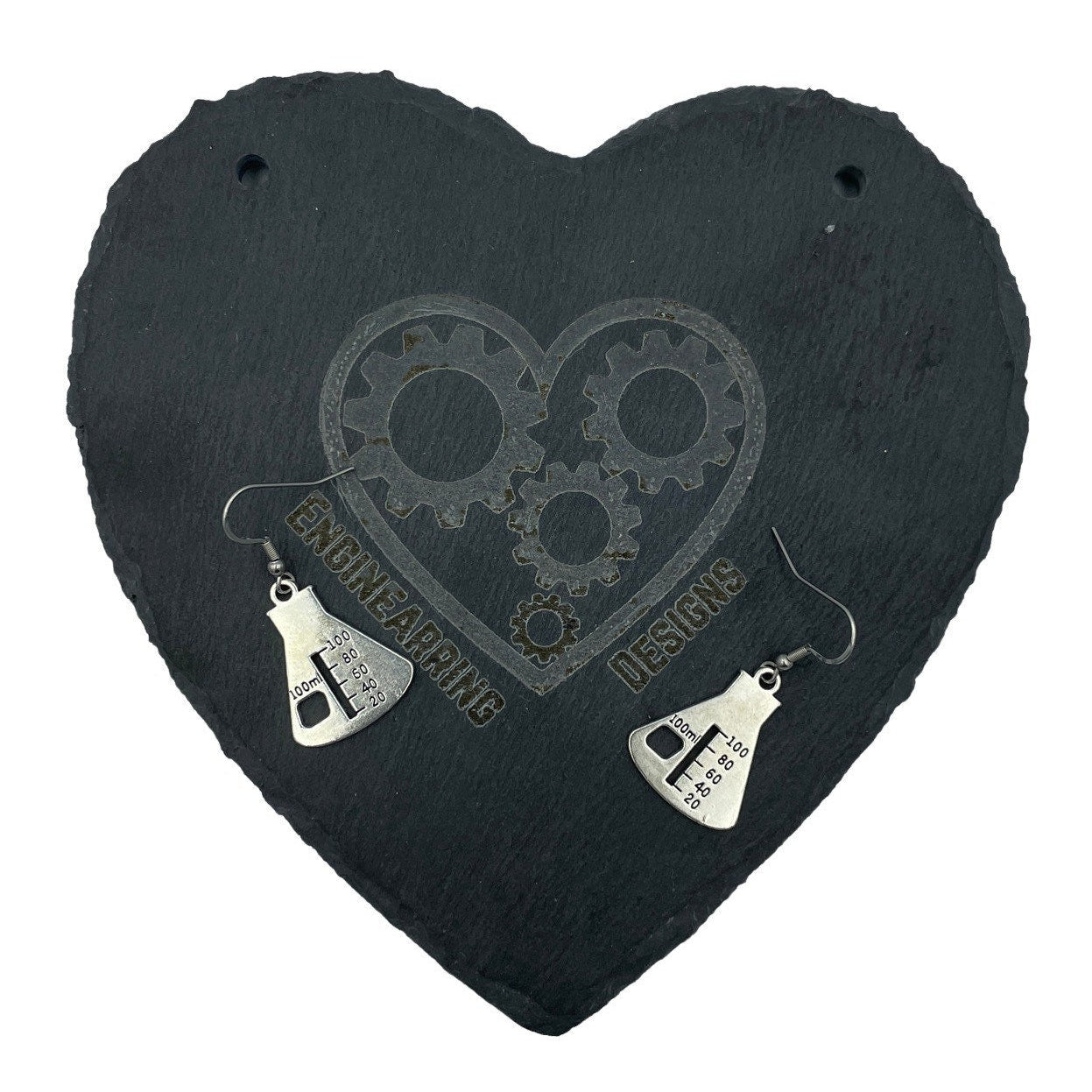 Science Lab Beaker Erlenmeyer Flask Earrings