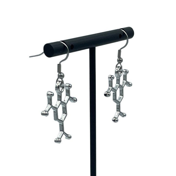 TNT Molecule Minimalist Geometric Earrings