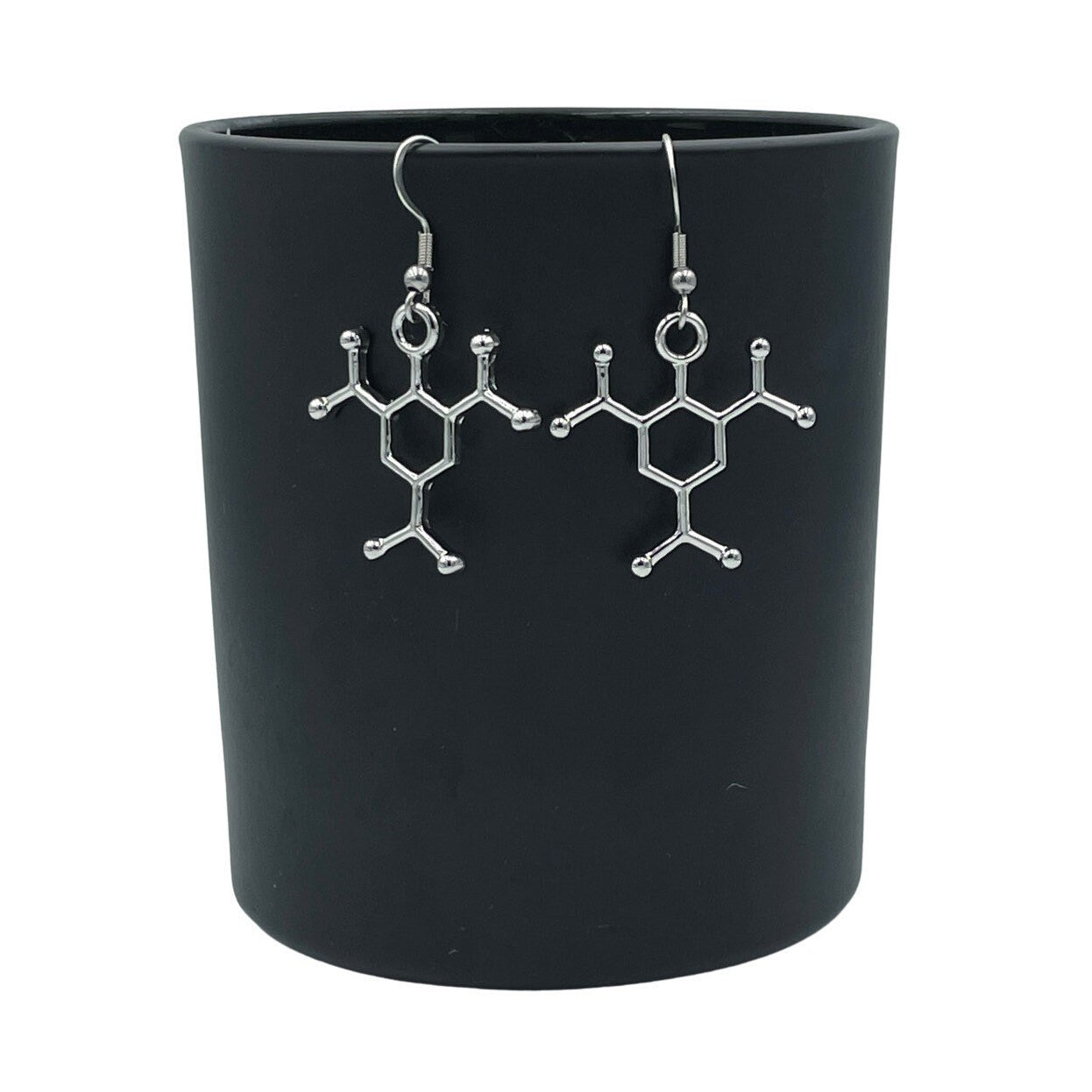 TNT Molecule Minimalist Geometric Earrings