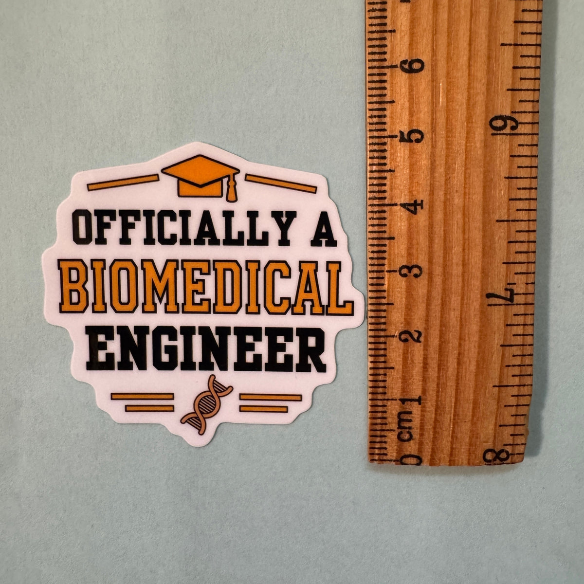 Officially a Biomedical Engineer Graduation Sticker | Biomedical Engineering Graduate Gift