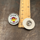 Little Ms Technology Pin. Women and Girls in Science, Tech, Engineering, Maths. STEM Inspiration Badges.