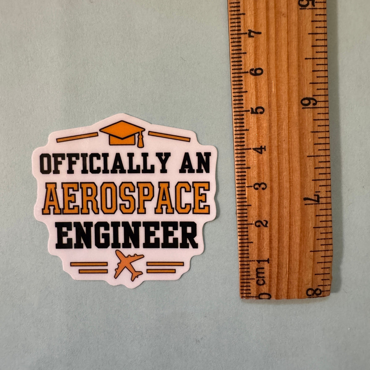 Officially an Aerospace Engineer Graduation Sticker | Aerospace Engineering Graduate Gift