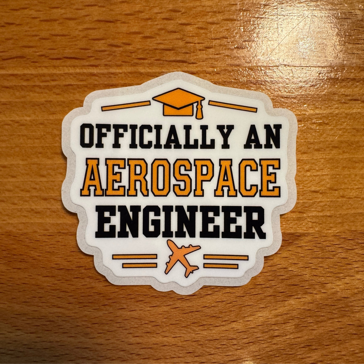 Officially an Aerospace Engineer Graduation Sticker | Aerospace Engineering Graduate Gift