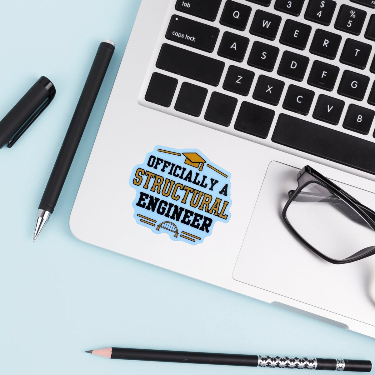 Officially a Structural Engineer Graduation Sticker | Structural Engineering Graduate Gift