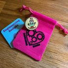 Ms Scientist Pin. Women and Girls in Science, Technology, Engineering, Maths. STEM Inspiration Badges