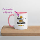 Personalised Civil Engineer Graduation Mug | Civil Engineering Graduate Gift
