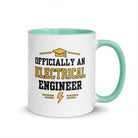 Personalised Electrical Engineer Graduation Mug | Electrical Engineering Graduate Gift Mint