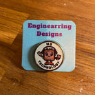 Ms Technology Pin. Women and Girls in Science, Tech, Engineering, Maths. STEM Inspiration Badges