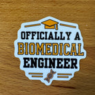 Officially a Biomedical Engineer Graduation Sticker | Biomedical Engineering Graduate Gift