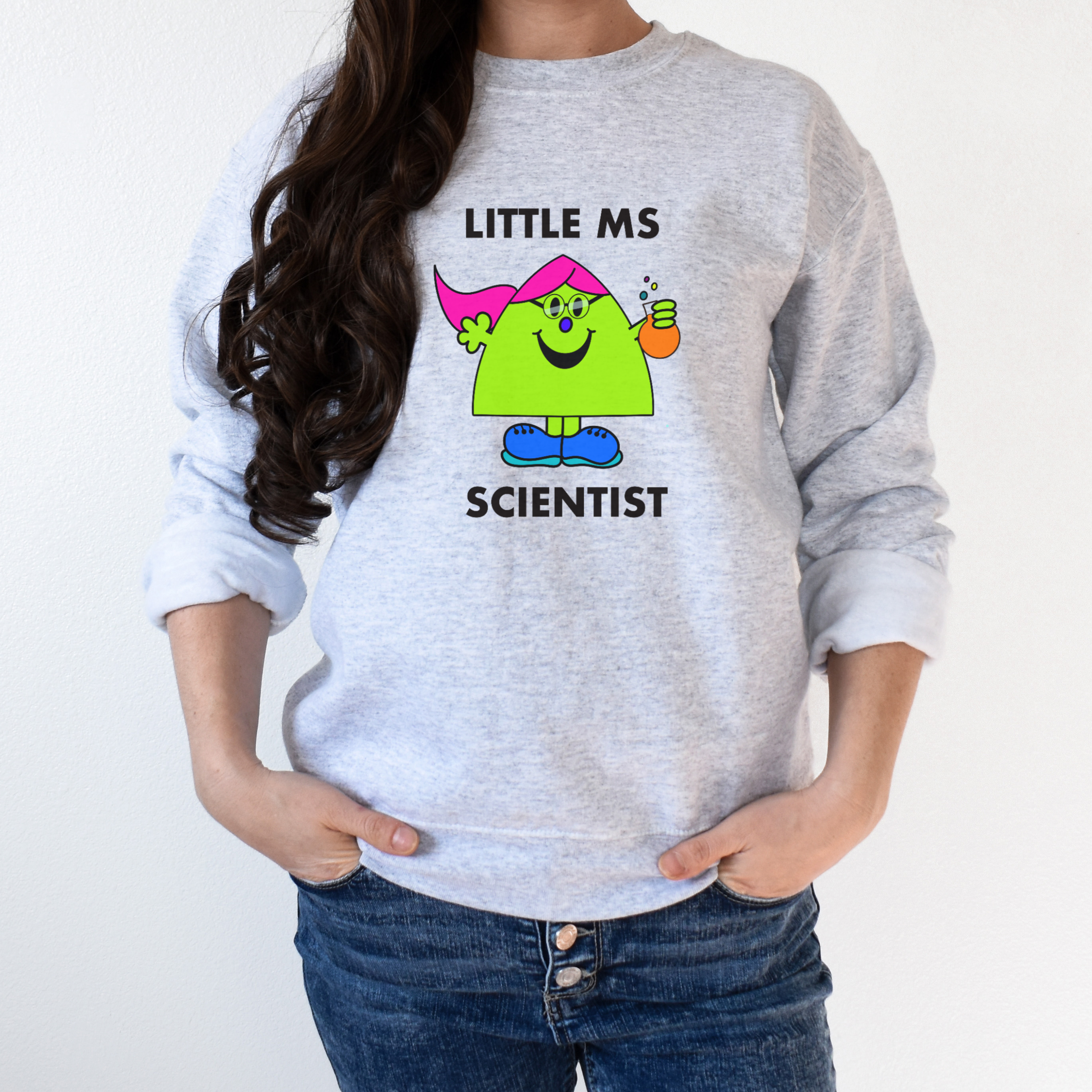 Ms Scientist Sweatshirt. Women in Science Top