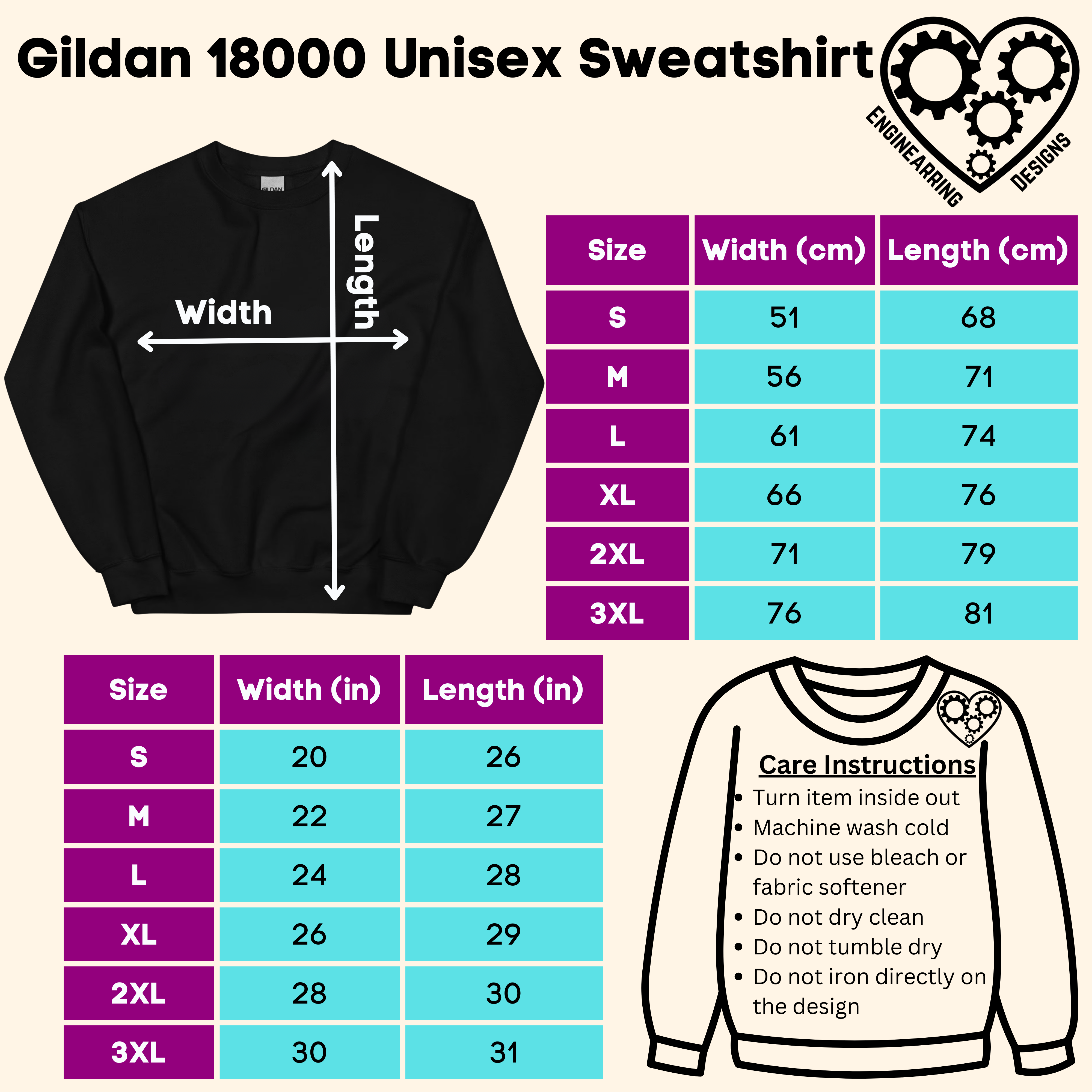 KISS Periodic Table Elements with mini hearts Sweatshirt. Geeky Valentine's Gift