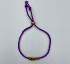 Brass Hex Nut Hardware Friendship Bracelet in a variety of Colours Purple