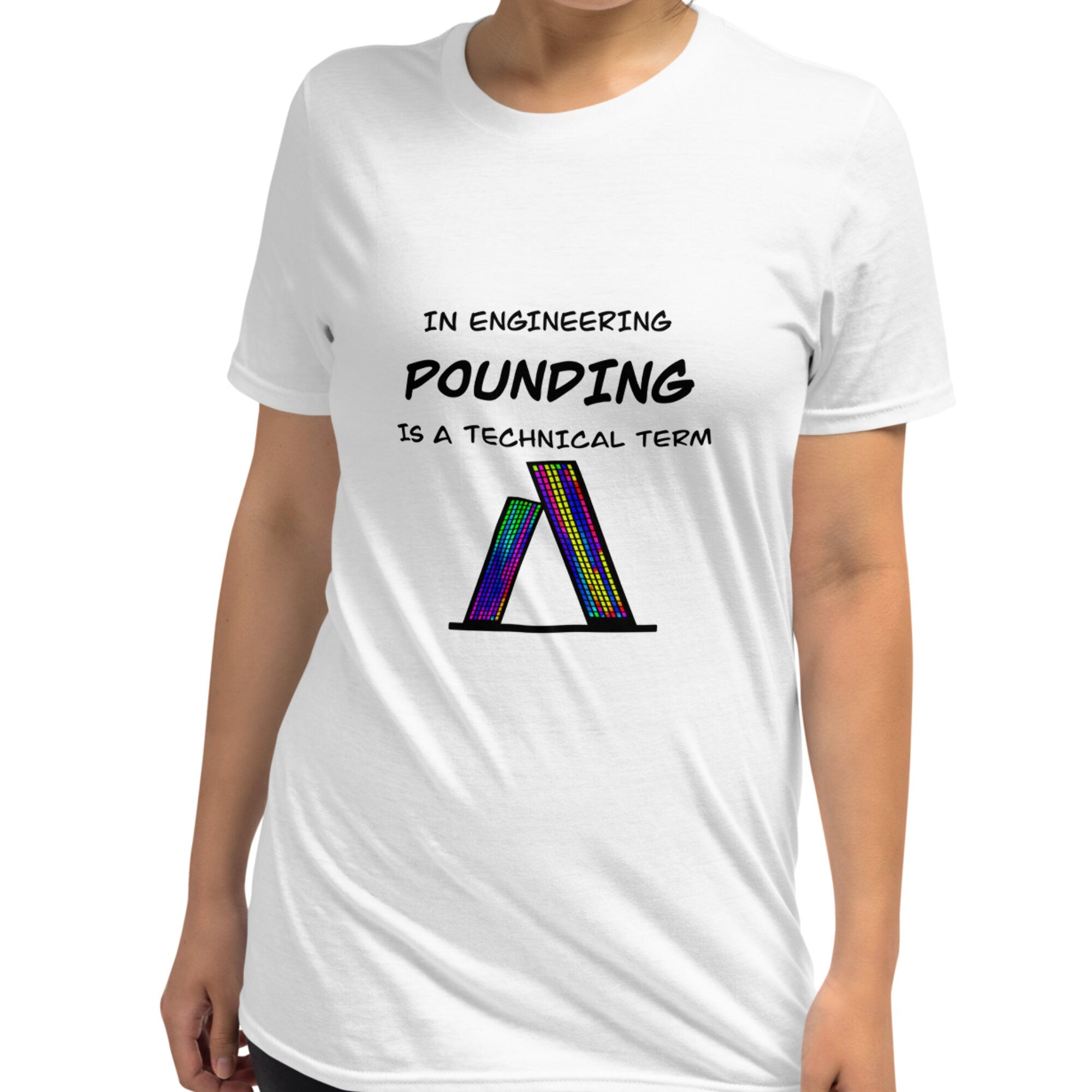 Design out Pounding! Naughty Engineering T-shirt