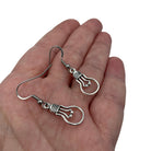 Silver Lightbulb Minimalist Earrings. Perfect gift for any person brimming with ideas!