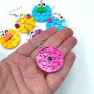 Valentine Perfect Couple Round Earrings made with upcycled LEGO®