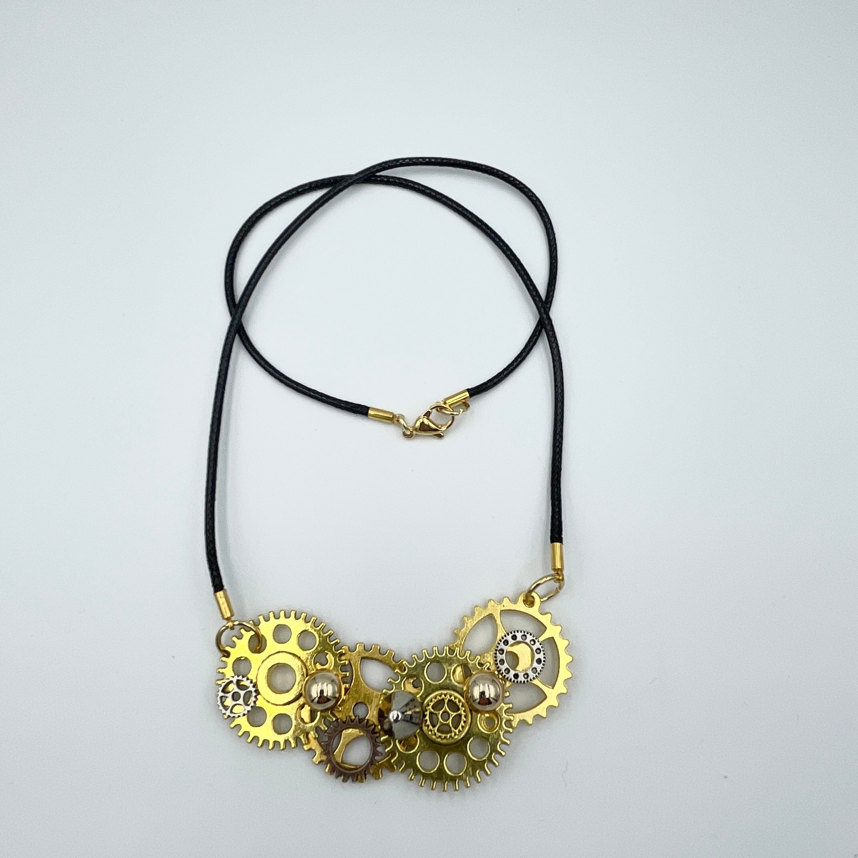 Gear and Rivet Unique Steampunk Handmade Necklace