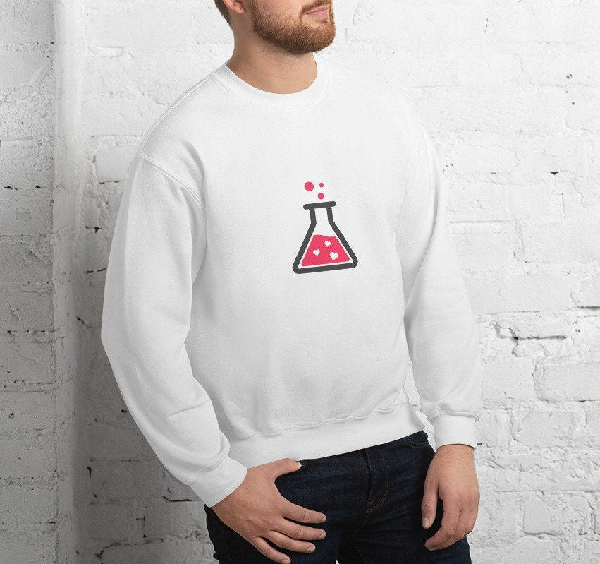 Love Potion Valentine Science Sweatshirt