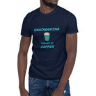 Engineering fuelled by Coffee T-shirt. Coffee Loving Engineer Gift