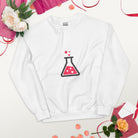 Love Potion Valentine Science Sweatshirt White