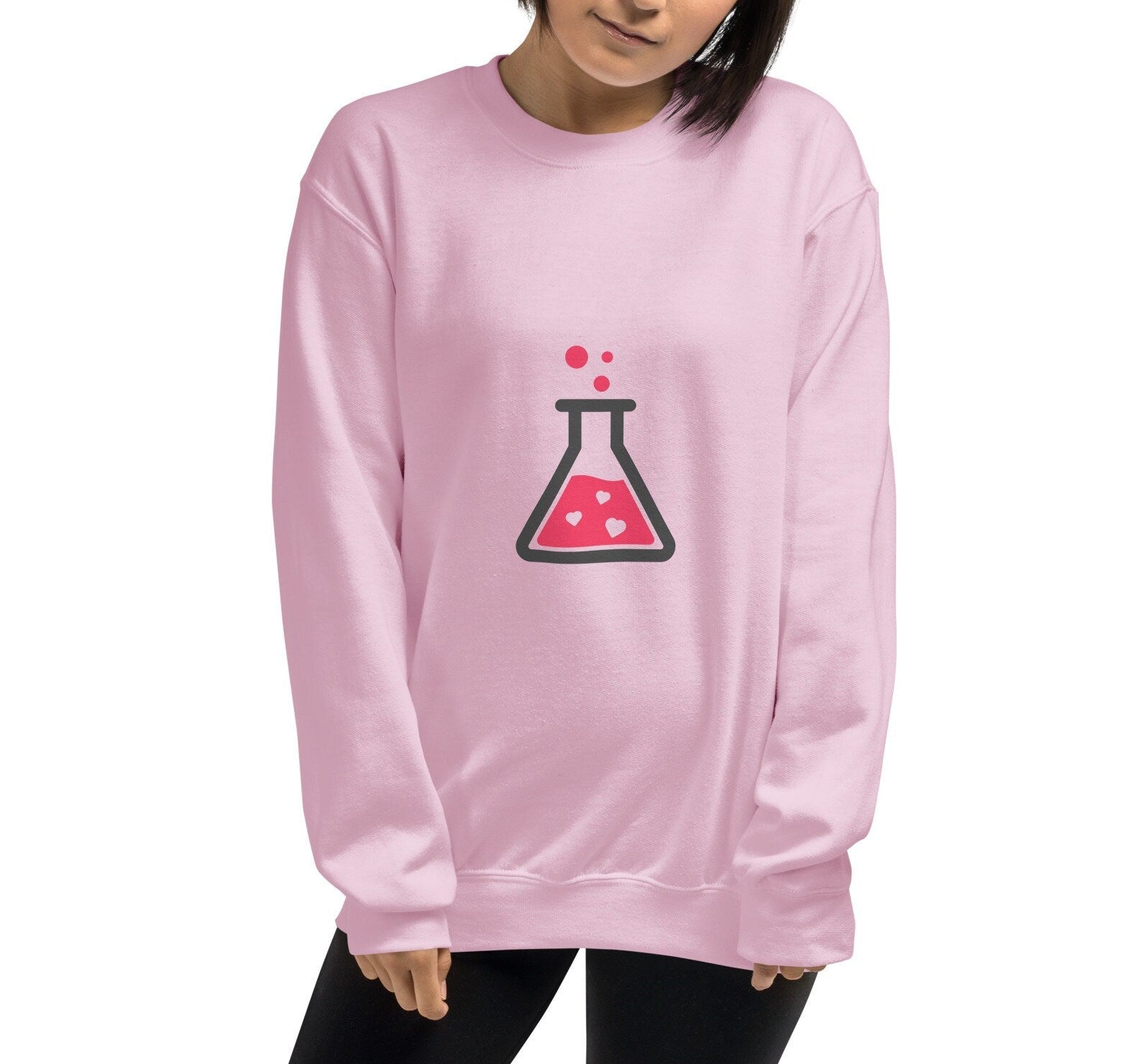 Love Potion Valentine Science Sweatshirt