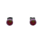 Strawberry Stud Earrings made with upcycled LEGO®