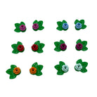 Colourful Flower Stud Earrings made with upcycled LEGO®