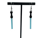 Translucent Lightsabre Earrings made with upcycled LEGO® in a variety of colours