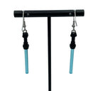 Translucent Lightsabre Earrings made with upcycled LEGO® in a variety of colours