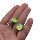 Round Functioning Spirit Level Cufflinks