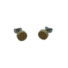 Waffle Stud Earrings made with upcycled LEGO®