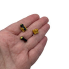 Kawaii Microphone Earrings made with upcycled LEGO® in Pink or Black