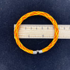 Kumihimo Yellow 'Sunshine' Silky Woven Handmade Memory Bracelet