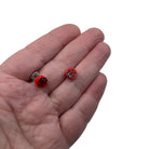 Ladybird Stud Earrings Made with upcycled LEGO®