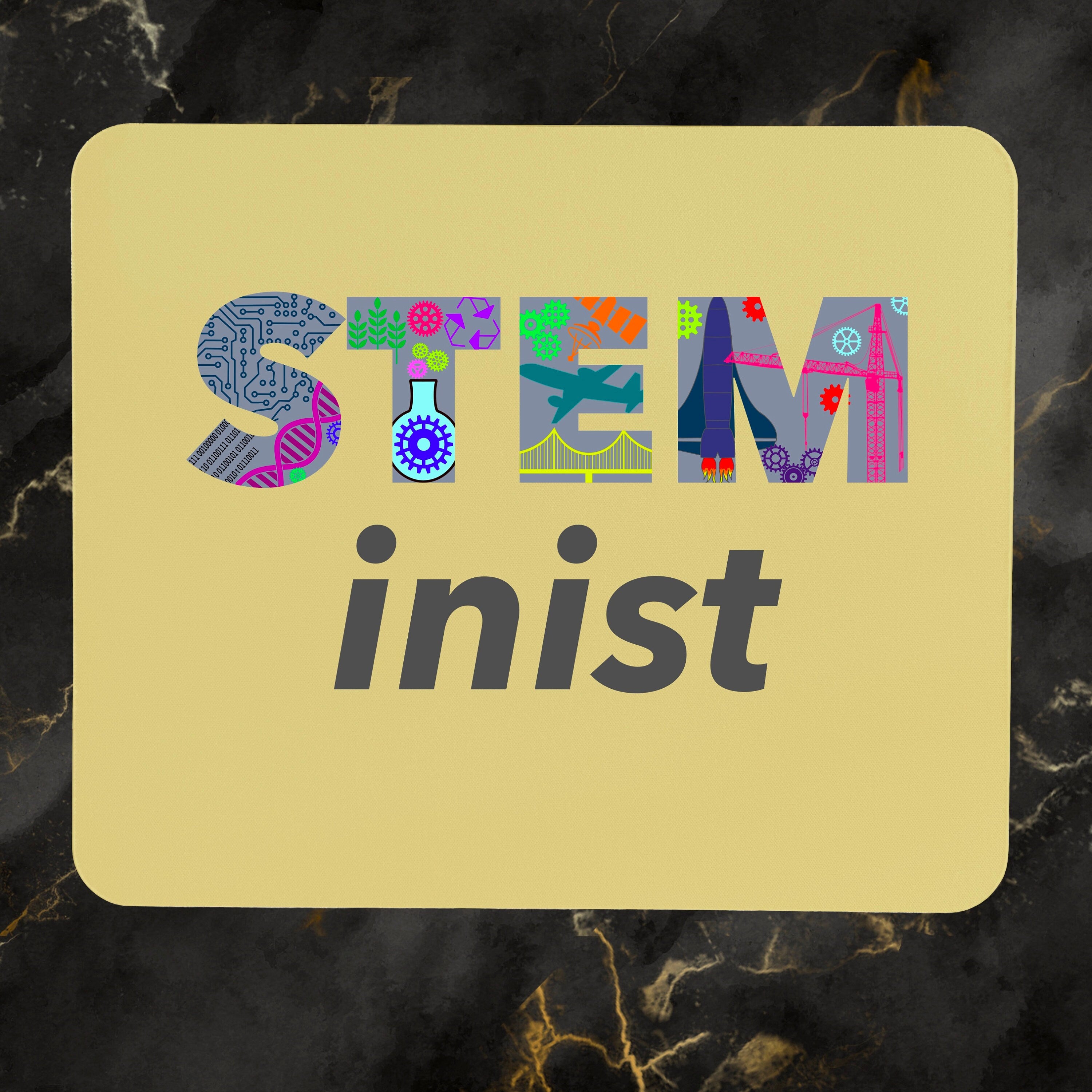 Personalised STEMinist Mousepad