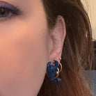 Blue Scorpion Earrings Made with upcycled LEGO®